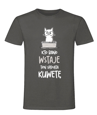 Kto rano wstaje sprząta kuwetę